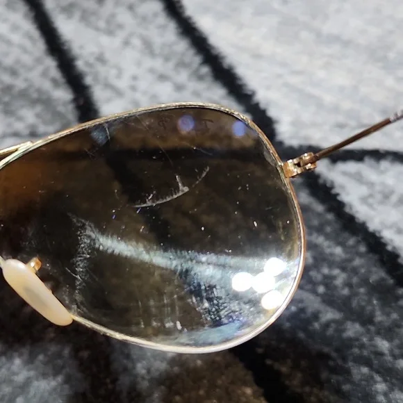 UNISEX RAY BAN AVIATOR GRADIENT METAL MATTE GOLD BROWN LENSES & CASE PRI… - Picture 6 of 12